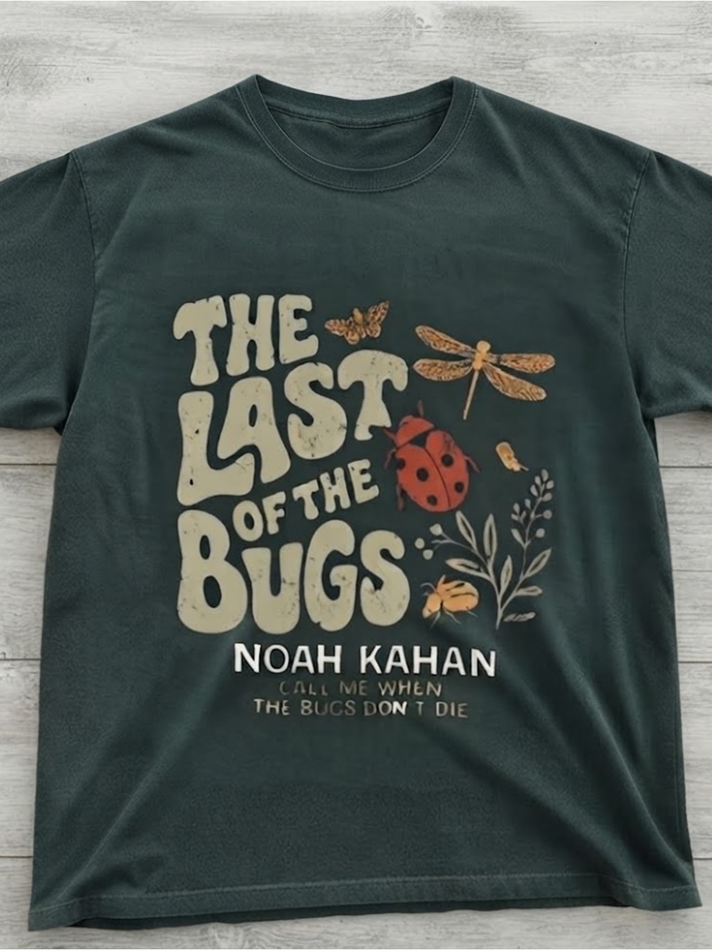 Noah Kahan The Last of the Bugs Graphic Gildan T-shirt